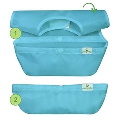 PACK x3 BABEROS IMPERMEABLES CON BOLSILLO ATRAPA ALIMENTOS Y CIERRE FACIL Snap & Go(TM). - 9-18 meses. ECOLOGICO - MARCA IPLAY Green Sprouts - comprar online