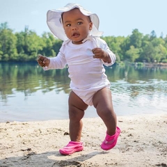 Traje de Baño Para El Agua Con Pañal Integrado Blanco GreenSprouts en internet