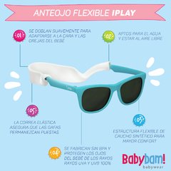 ANTEOJO FLEXIBLE IPLAY TURQUESA / PROTECCIÓN SOLAR 100% UVA/UVB - comprar online