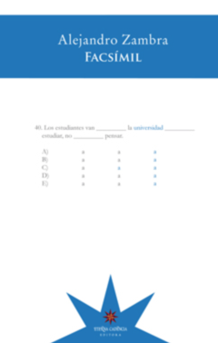 Facsímil - Alejandro Zambra
