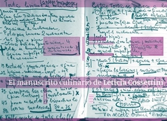 El manuscrito culinario de Leticia Cossettini - Paula Caldo / Micaela Pellegrini Malpiedi - comprar online