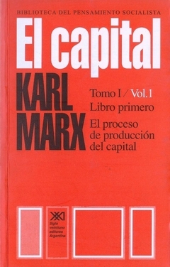 El capital vol 1 - Karl Marx