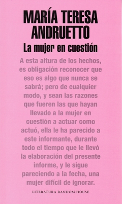 La mujer en cuestión - María Teresa Andruetto