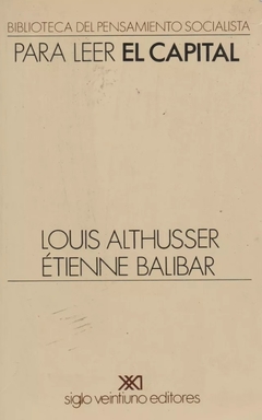 Para leer el capital - Louis Althusser