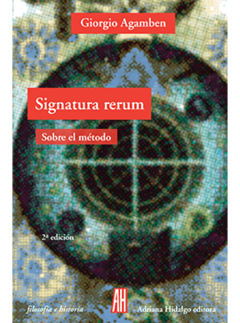 Signatura rerum - Giorgio Agamben