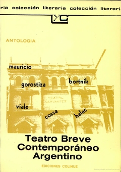 Teatro breve contemporáneo argentino - Antología