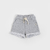 SHORT RUSTICO BOTONES Y CORDON GRIS - comprar online