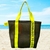 Imagen de Beach bag Verde Militar / Amarillo flúo