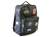 Mochila PIPO negra con parches Buy in BAIROK