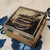 Caja de madera y alpaca repujada 11x11 Mate