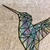 Cuadro Colibrí pintado a mano - comprar online