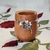 Mate algarrobo y alpaca pequeño - Flores - comprar online