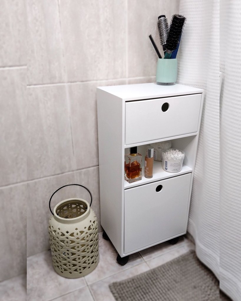 Mueble Organizador con Cajones y Ruedas de baño