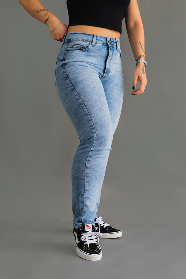 Cal a Jeans Feminina Hocks Teli Azul Claro