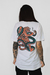 Camiseta Slim Riot Full Power Off White