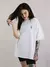 Combo Camiseta Riot Oversize Florence Marrom Off White - comprar online