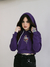 Moletom Cropped Capuz Riot Mermaid Roxo - comprar online