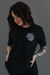 Camiseta Slim Riot Blossom Preta