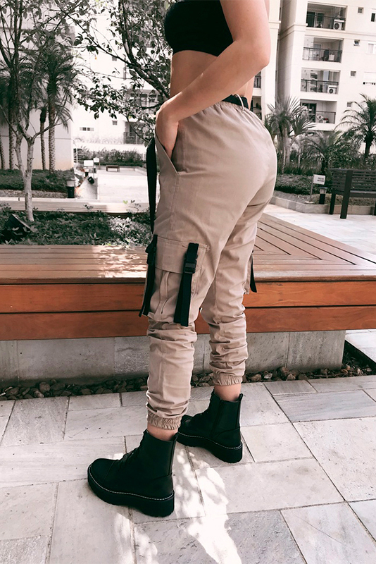 Calça folgada feminina tumblr 2025