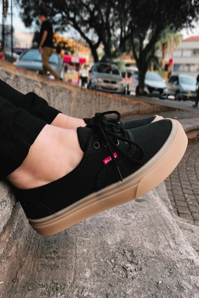 Tênis Redley Originals Wae-01 Preto Gum