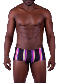 Swim Brief Classic Black Grillo Striped