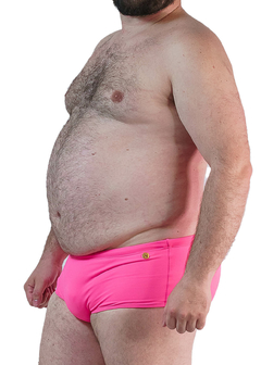 Image of Swim Brief Classic Black Grillo Bubblegum Pink