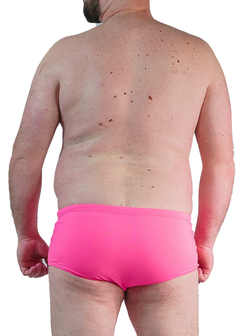 Swim Brief Classic Black Grillo Bubblegum Pink - SUNGAS E SHORTS BLACK GRILLO