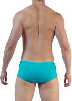 Swim Brief Classic Black Grillo Turquoise on internet