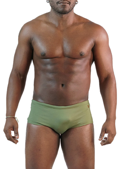 Swim Brief Classic Black Grillo Olive Green on internet