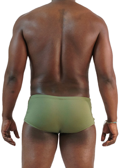 Swim Brief Classic Black Grillo Olive Green - online store