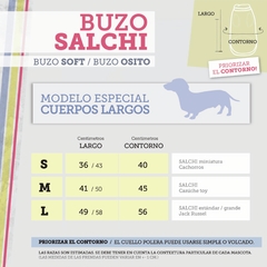 Buzo soft Salchi "JUGATE" - comprar online
