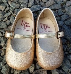 Mod. Ana - Glitter Oro Fino - Talles 17 al 23