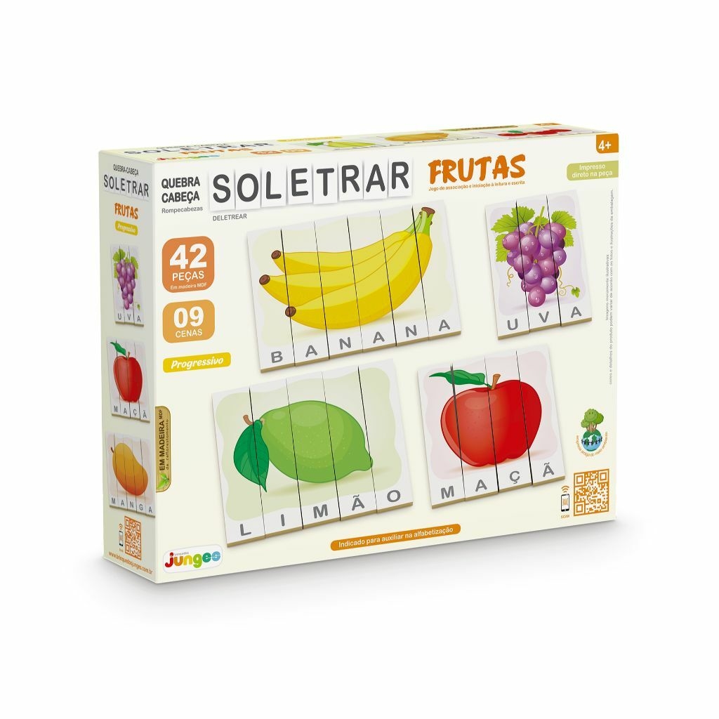 ATIVIDADE 9 PARA INCLUSÃO : JOGO QUEBRA-CABEÇA DAS FRUTAS