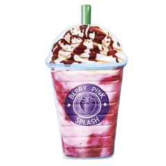 Boia Colchão Milk Shake Chantilly Inflável