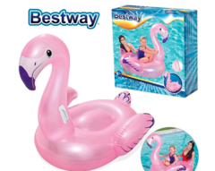 Boia Flamingo Inflável Piscina Médio Metalizado - comprar online