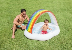 Piscina Inflável Infantil Arco Irís 82L - comprar online