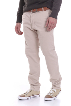 PANTALON CHINO PEKIN COLOR BEIGE en internet