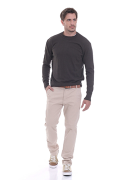 PANTALON CHINO PEKIN COLOR BEIGE - comprar online