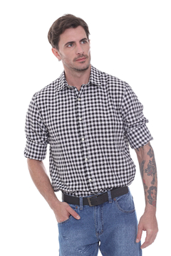 CAMISA ML ASPEN DE POPLIN COLOR NEGRO - comprar online