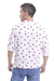 CAMISA MANGA LARGA LEAF BLANCO ROJO - tienda online