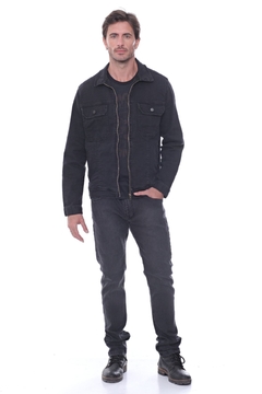 CAMPERA GASOLINE COLOR NEGRO - tienda online