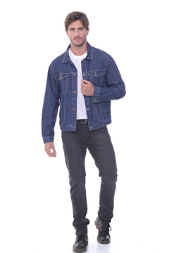 CAMPERA BLUE JEAN COLOR AZUL