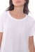 REMERA MC PEPITAS ESCOTE REDONDO CON APLIQUES DE STRASS COLOR BLANCO - comprar online