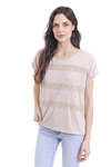 REMERA MANGA CORTA MARSELLA BEIGE