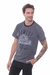 REMERA MC NYC DENIM COLOR GRIS MELANGE CLARO