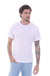 Remera Manga Corta Listin Blanco