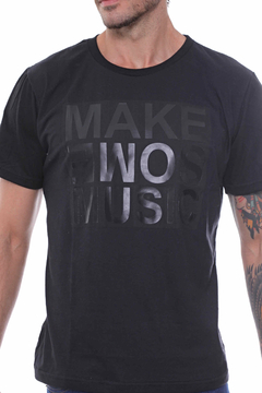 REMERA MC MAKE COLOR NEGRO - Soho Denim