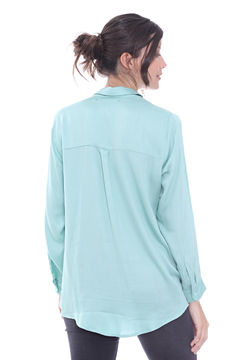 CAMISA ML AVICI VERDE AGUA - comprar online