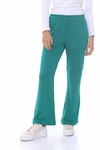 PANTALON LIVE PLAKE DE VISCOSA FRISADA Y PIERNA AMPLIA COLOR VERDE