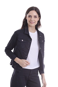 CAMPERA GABARDINA NEGRA LUBI-KA